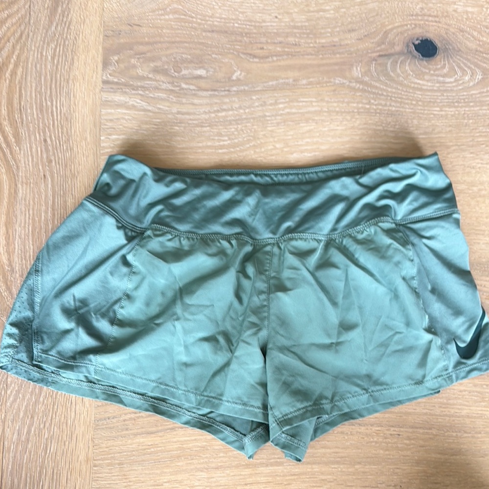 Women's Green Nike Athletic Shorts